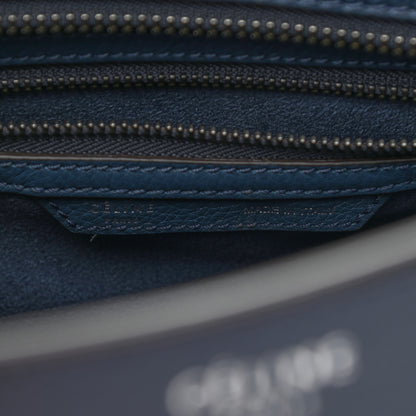 Celine Drummed Calfskin Micro Luggage Orage 7 of 10