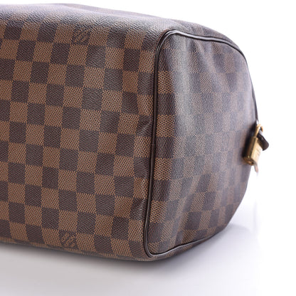 Louis Vuitton Damier Ebene Speedy 30 9 of 9