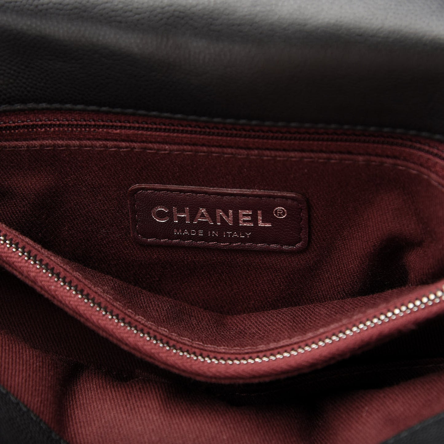 Caviar Quilted Small Coco Handle Flap Black