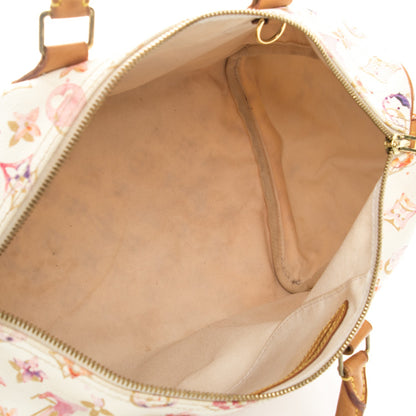Louis Vuitton Watercolor Aquarelle Speedy 35 White 5 of 8