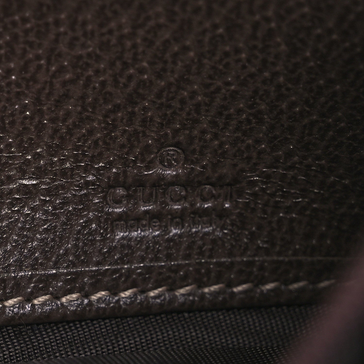 Gucci GG Supreme Monogram Web Ophidia Wallet On Chain Brown 9 of 19