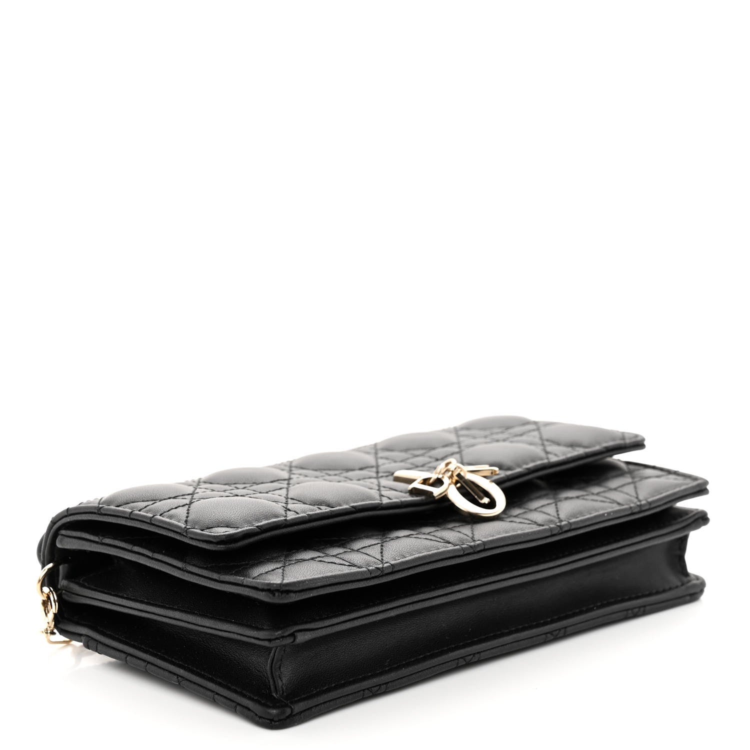 Christian Dior Lambskin Cannage Mini My Dior Bag Black 4 of 9