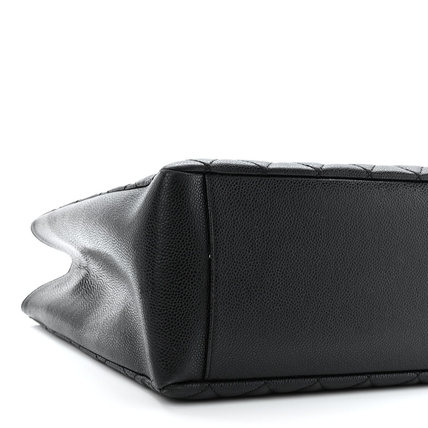 Caviar Quilted Grand Shopping Tote GST Black