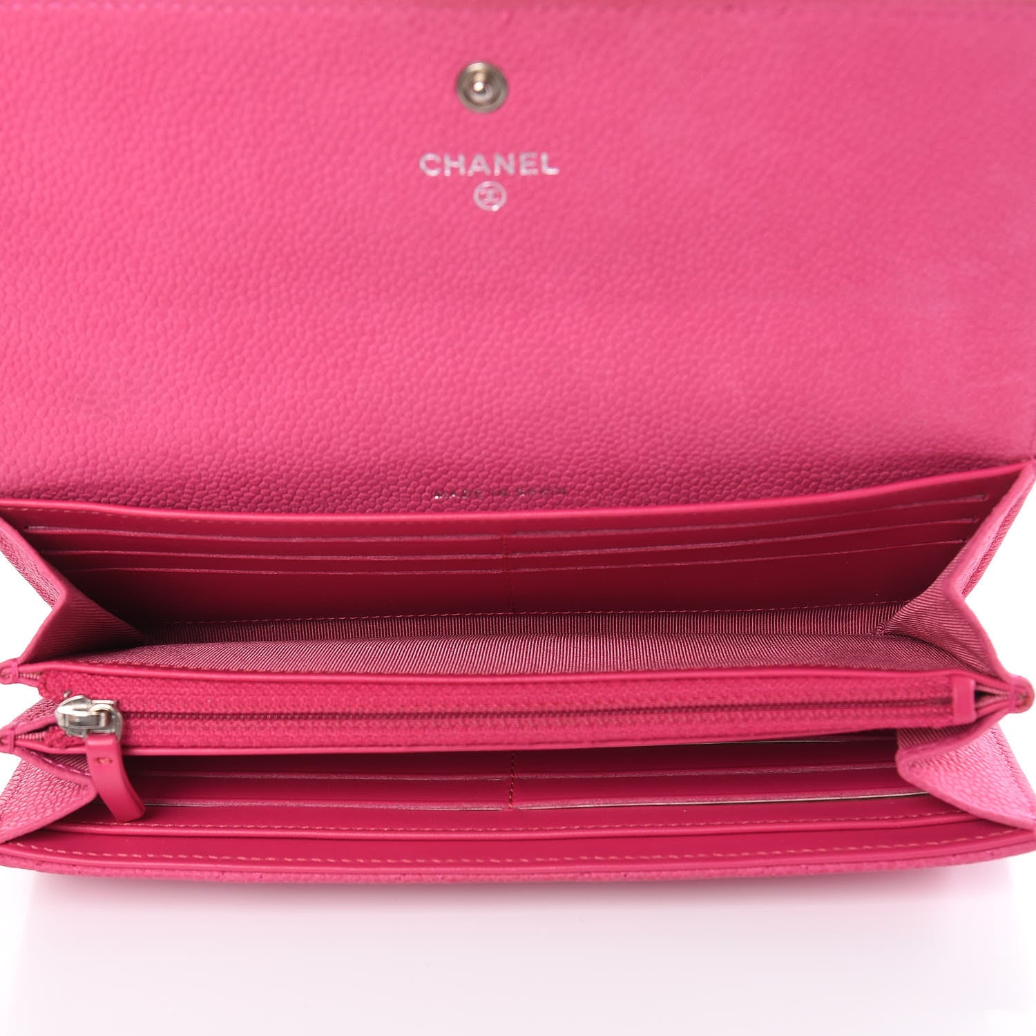 Chanel Iridescent Caviar Quilted Large Flap Wallet Pink 5 of 13
