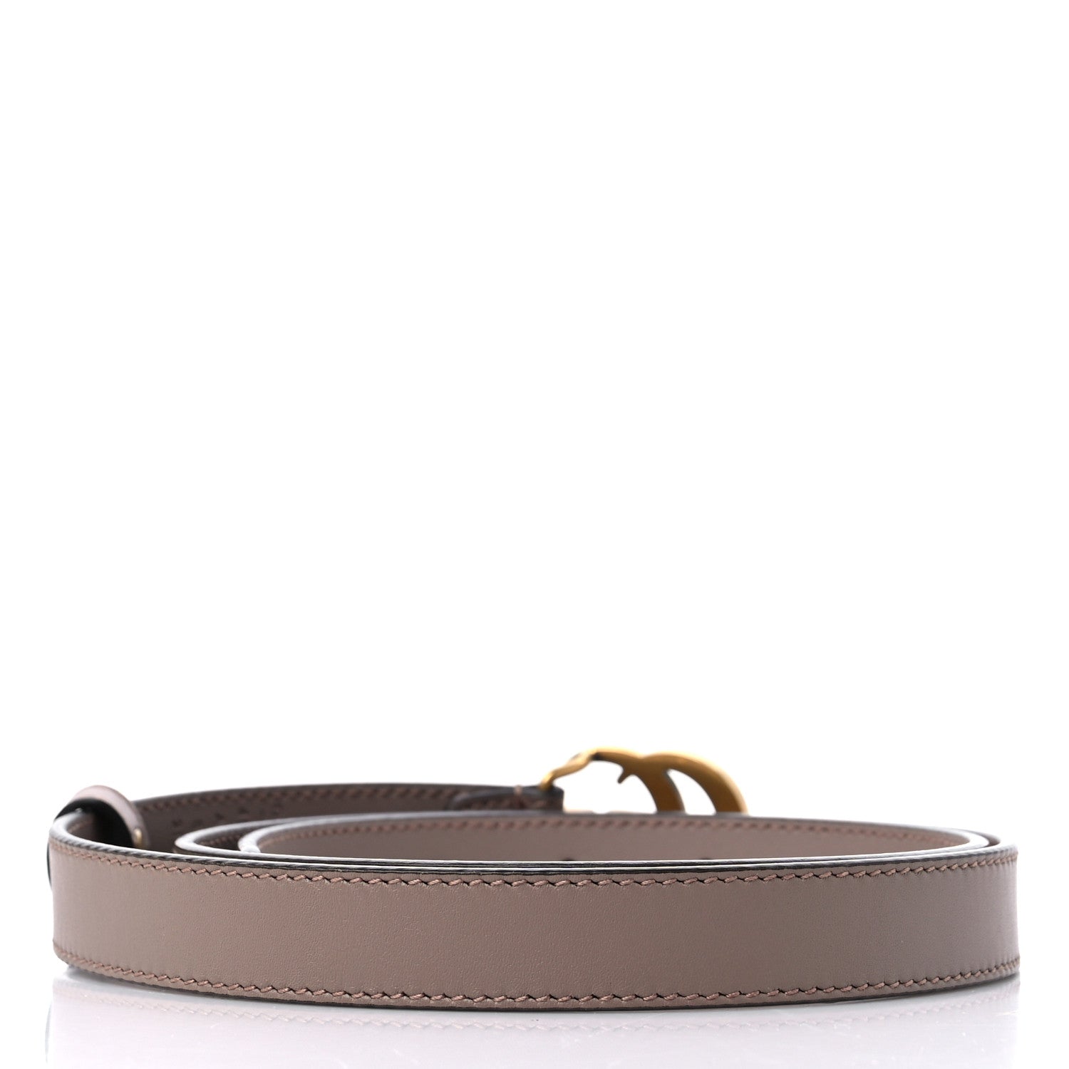 Gucci Calfskin Double G 20mm Belt 85 34 Porcelain Rose 2 of 5