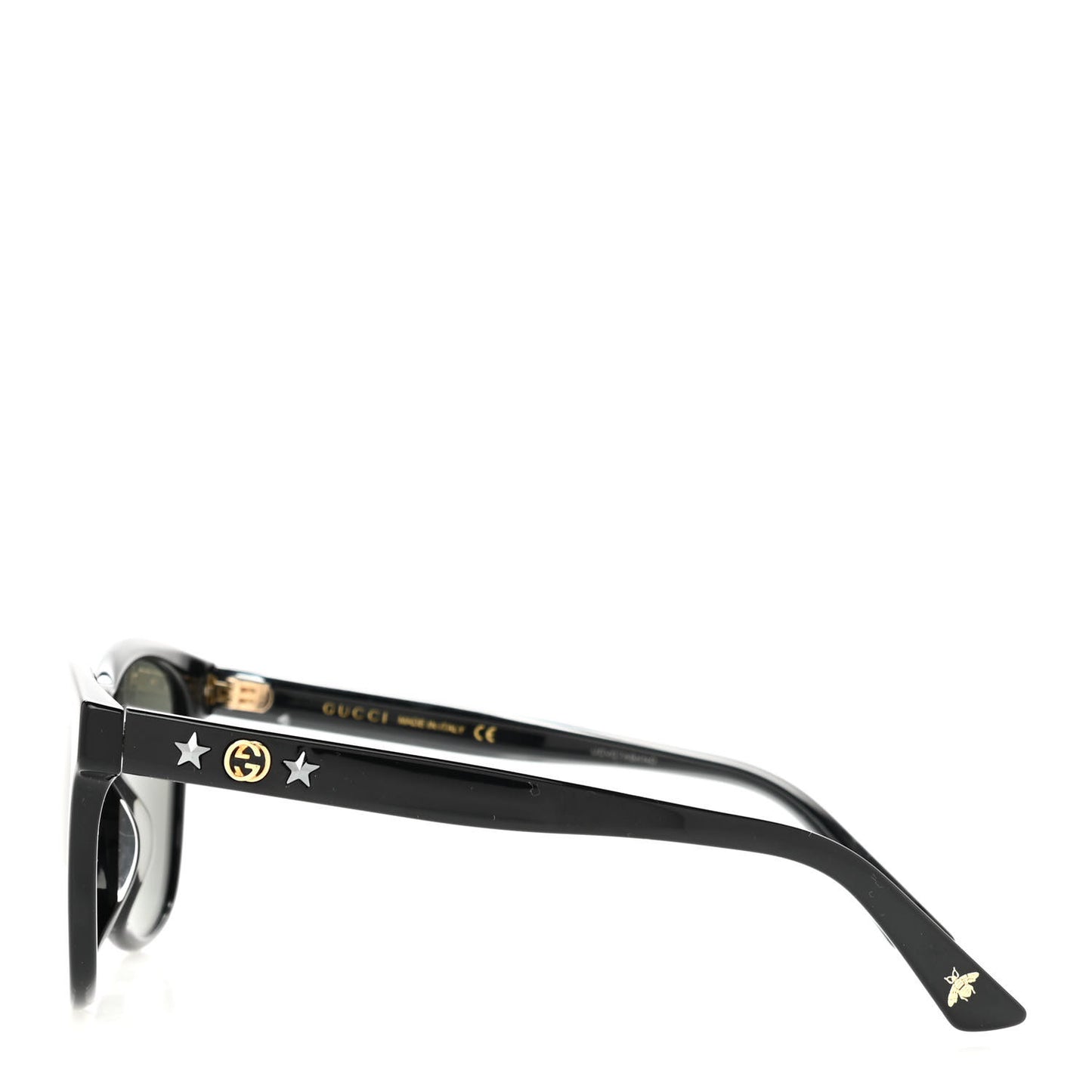 Round Frame Star Sunglasses GG0232SK Black