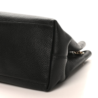 Gucci Pebbled Calfskin Medium Soho Chain Shoulder Bag Black 10 of 10