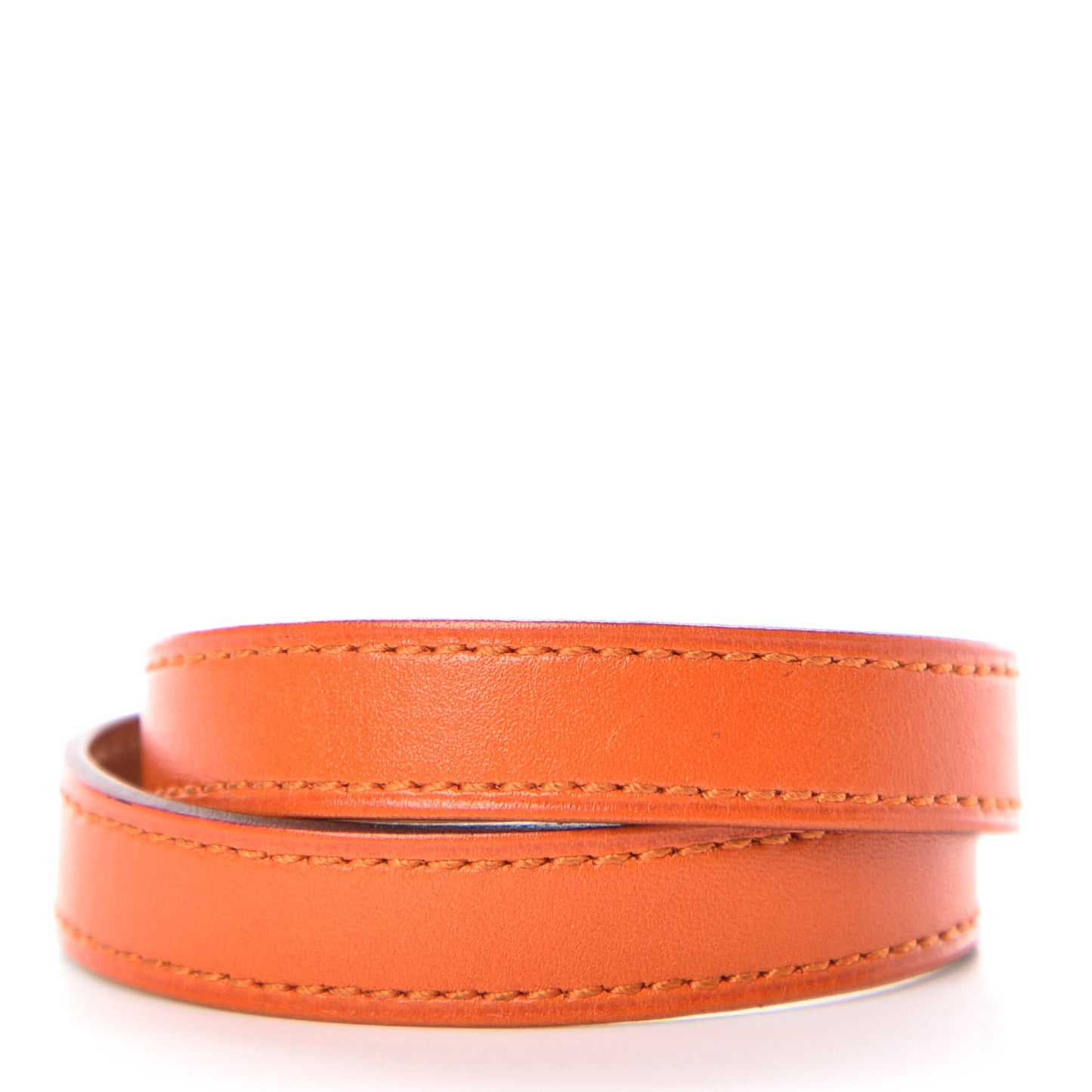 Box Kelly Double Tour Bracelet M Orange