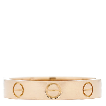 Cartier 18K Pink Gold 3.5mm LOVE Wedding Band Ring 52 6 5 of 10
