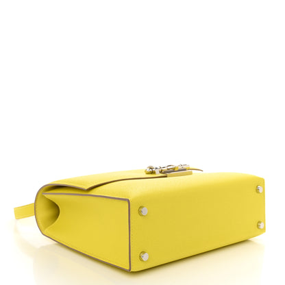 Hermes Epsom Verrou 21 Lime 4 of 11