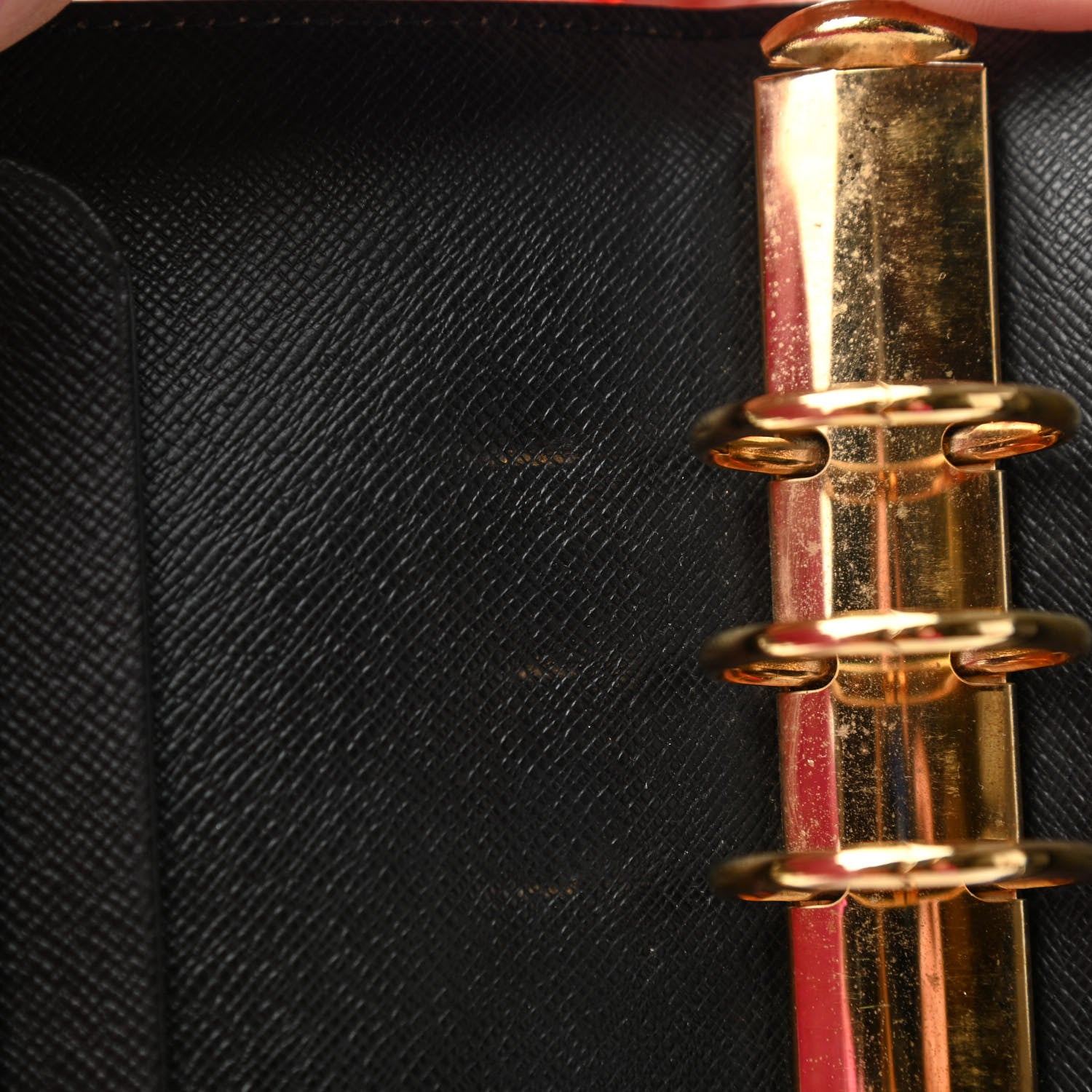 Louis Vuitton Epi Large Ring Agenda Black 8 of 8