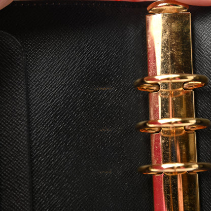 Louis Vuitton Epi Large Ring Agenda Black 8 of 8