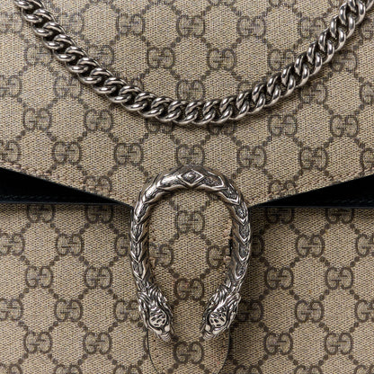 Gucci GG Supreme Monogram Medium Dionysus Shoulder Bag Black 8 of 16