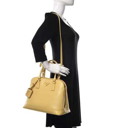 Prada Saffiano Lux Open Promenade Tote Ananas 2 of 16