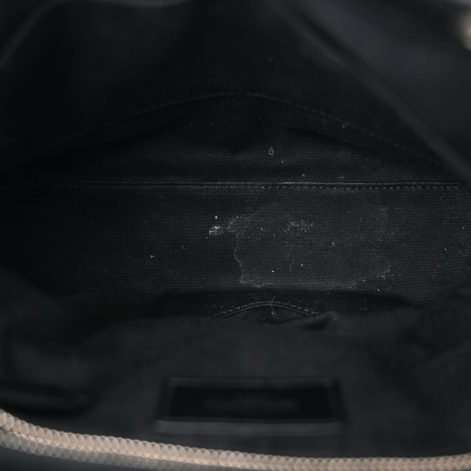 Saint Laurent Calfskin Y Quilted Monogram Small Loulou Backpack Black 5 of 13