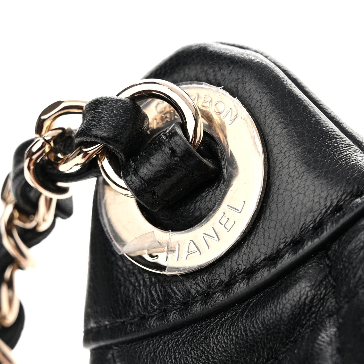 Chanel Lambskin Quilted Waist Bag Fanny Pack Black 12 of 13
