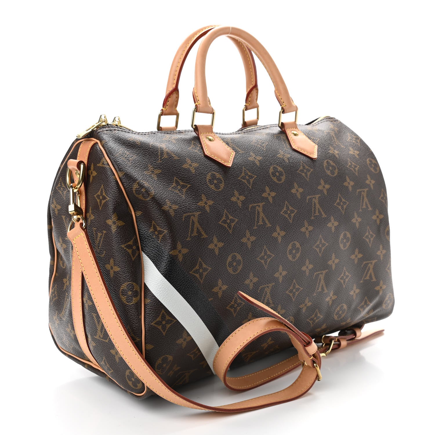 Louis Vuitton Monogram My LV Heritage Speedy Bandouliere 30 Black White 2 of 9