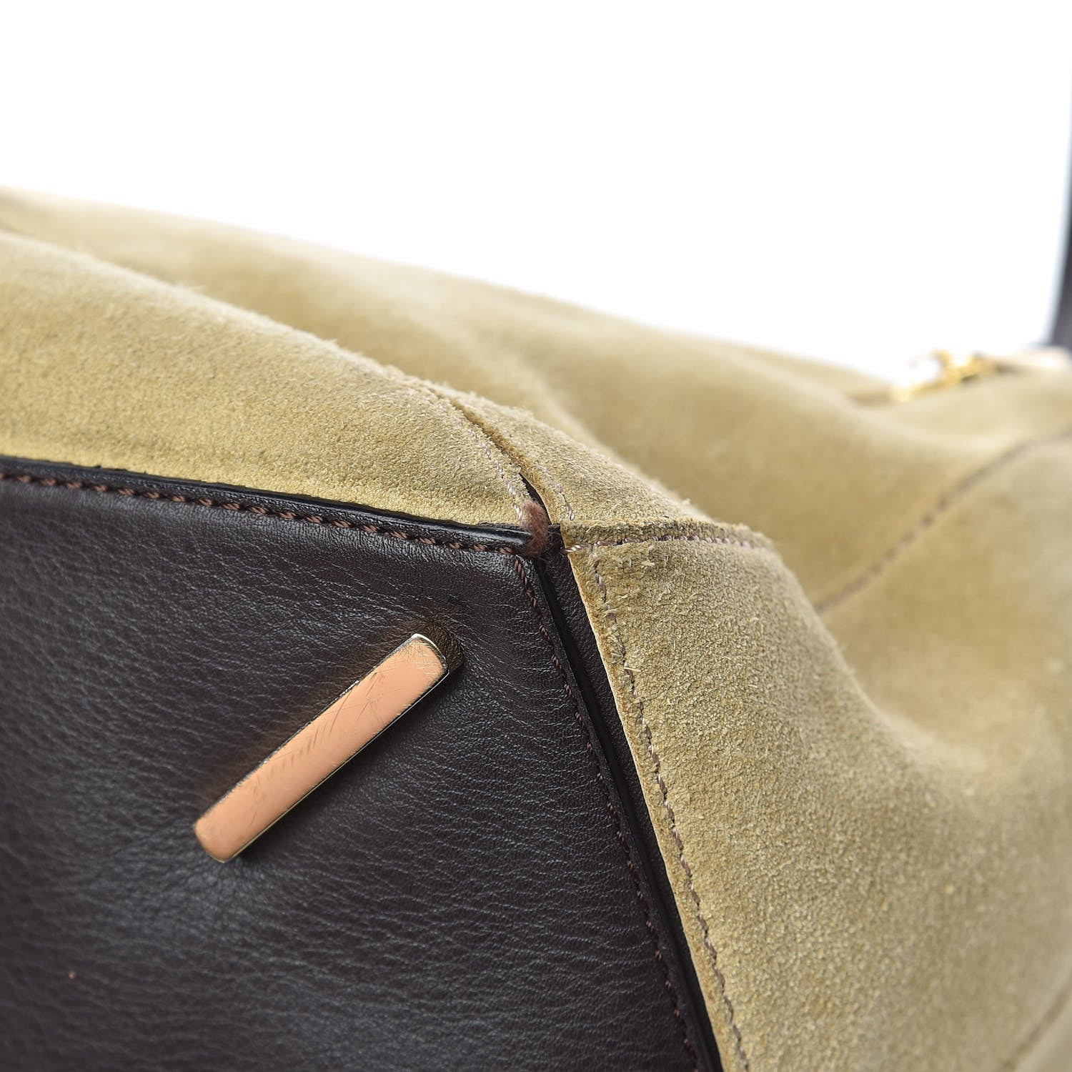 Loewe Suede Medium Puzzle Bag Gold 13 of 18