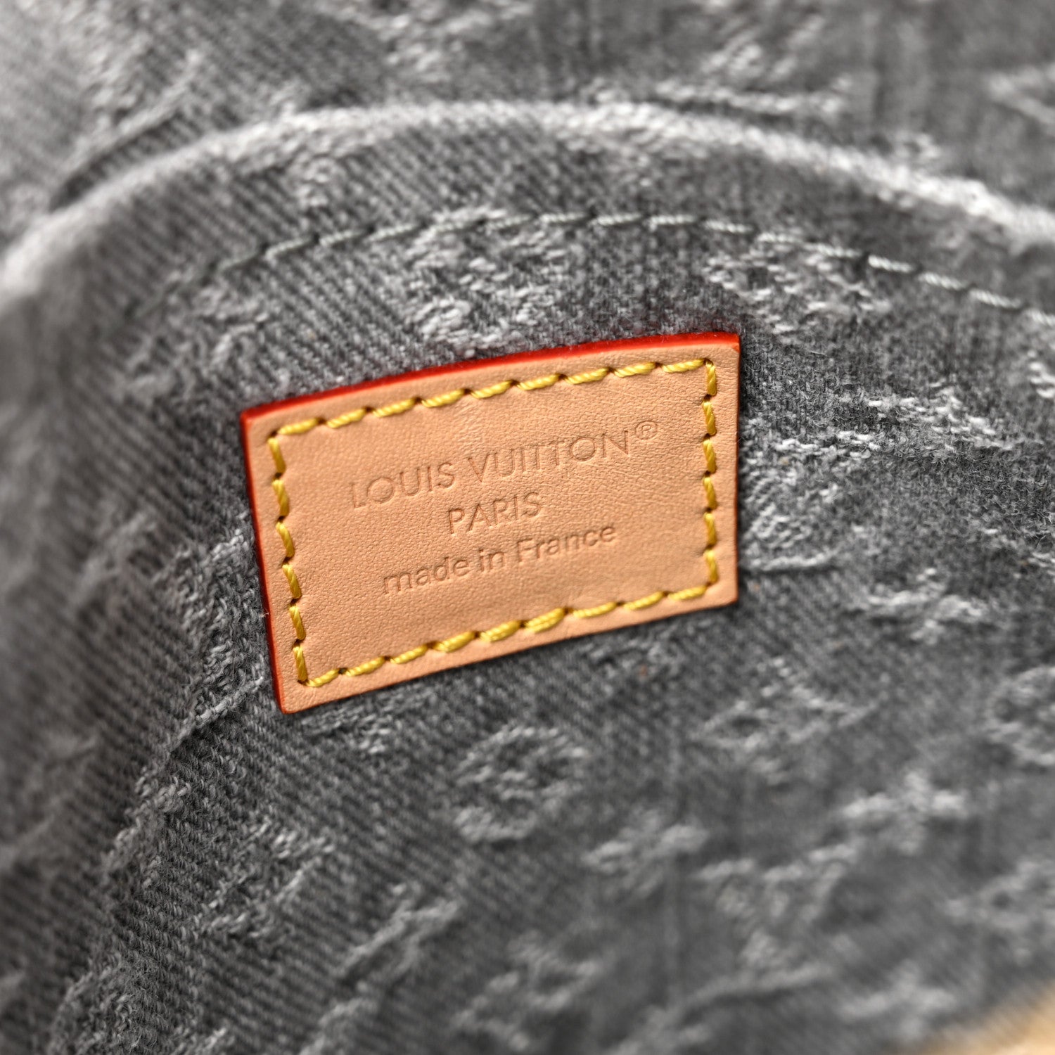 Louis Vuitton Monogram Denim Speedy Soft 30 Washed Gray 6 of 10