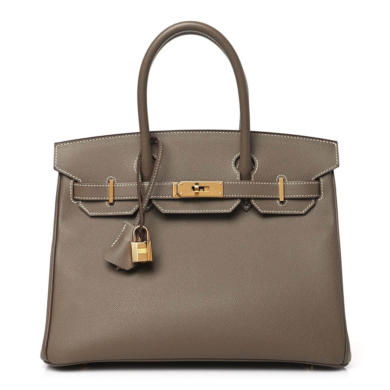 Hermes Epsom BIRKIN 30 Etoupe 1 of 10