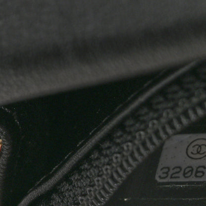 Chanel Lambskin Quilted Flap Card Holder With Cuff L Black 7 of 7