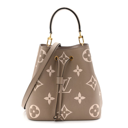 Louis Vuitton Empreinte Monogram Giant Neonoe MM Tourterelle Creme 1 of 11