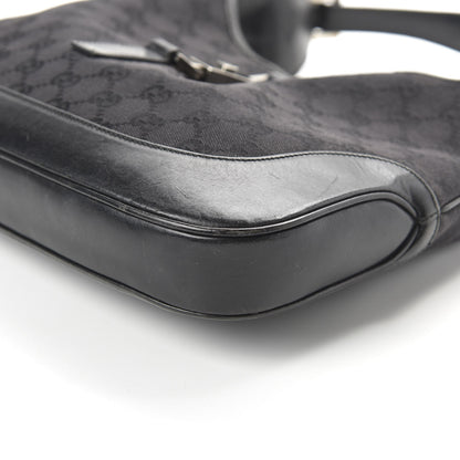 Gucci Monogram Small Jackie O Hobo Black 7 of 10