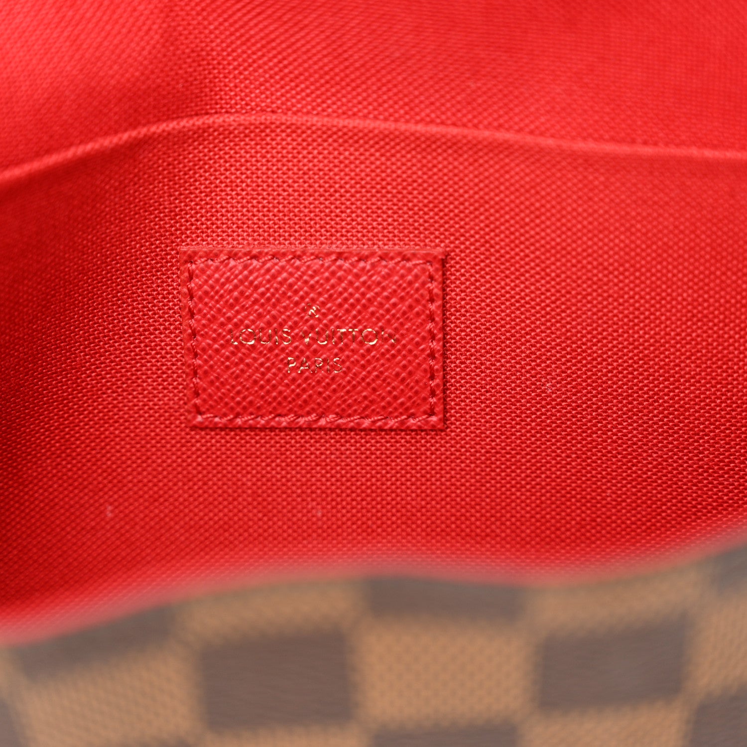 Louis Vuitton Damier Ebene Pochette Felicie Chain Wallet 6 of 13