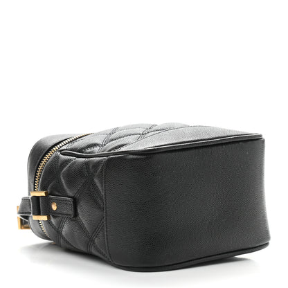 Saint Laurent Grain de Poudre Quilted 80's Vanity Bag Black 4 of 8