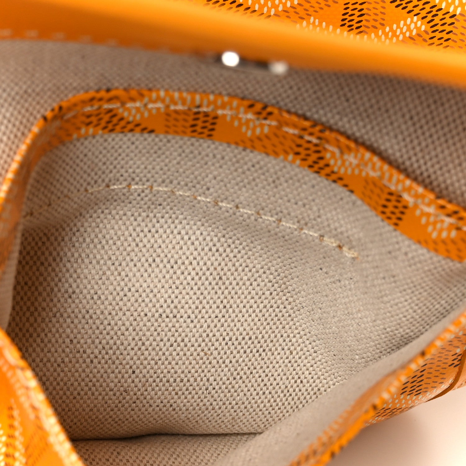 Goyard Goyardine Reversible Mini Anjou Yellow 11 of 21