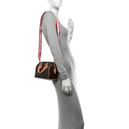 Louis Vuitton Monogram Speedy Bandouliere 20 Fuchsia 2 of 10
