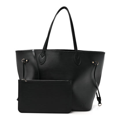 Louis Vuitton Epi Neverfull MM Black 3 of 13