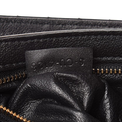 Celine Calfskin Quilted Medium C Bag Black 7 of 9