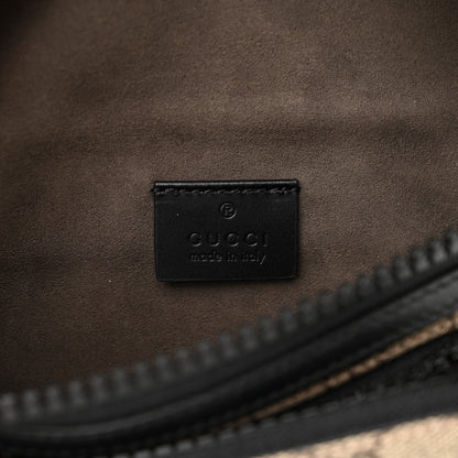 Gucci GG Supreme Monogram Belt Bag Black 6 of 12