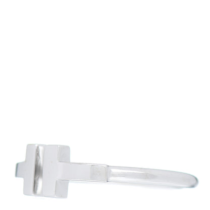 Tiffany 18K White Gold T Wire Ring 52 6 3 of 5