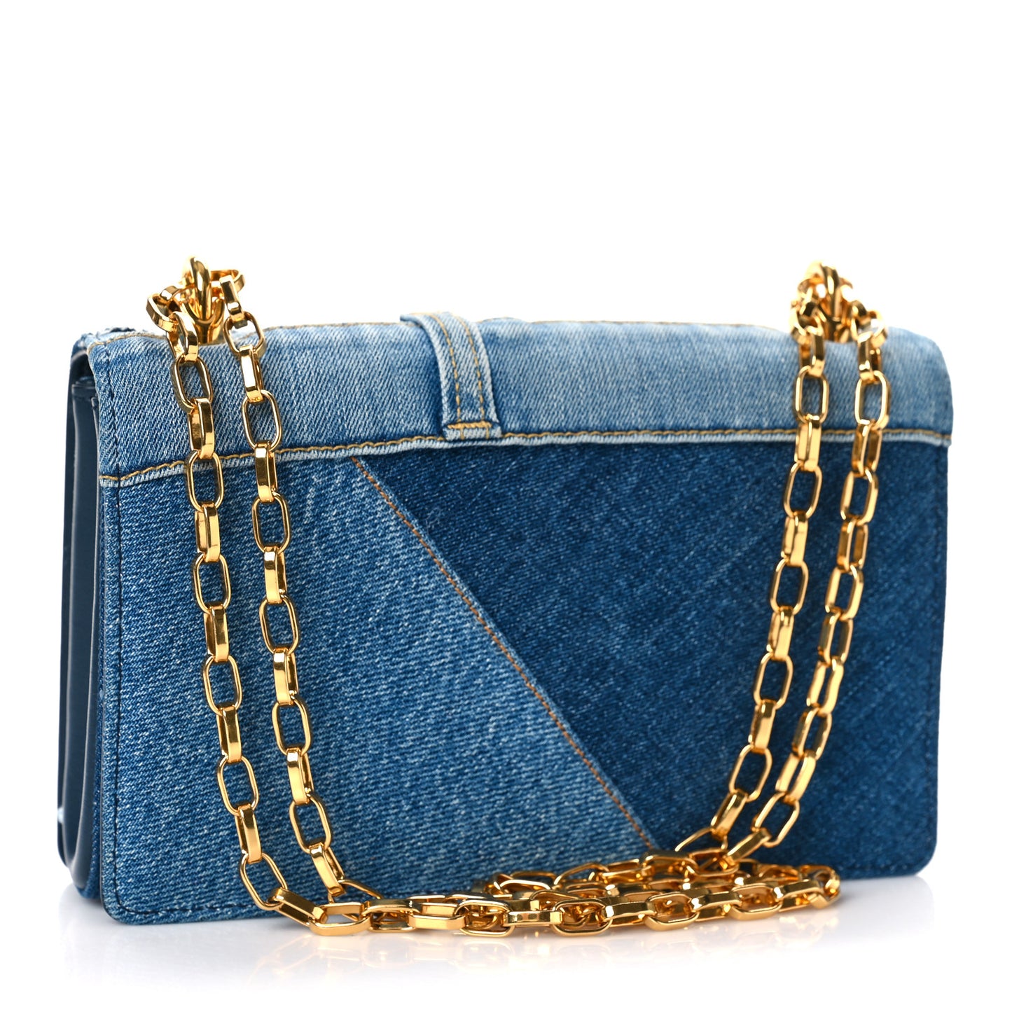 Denim DG Girls Shoulder Bag Blue