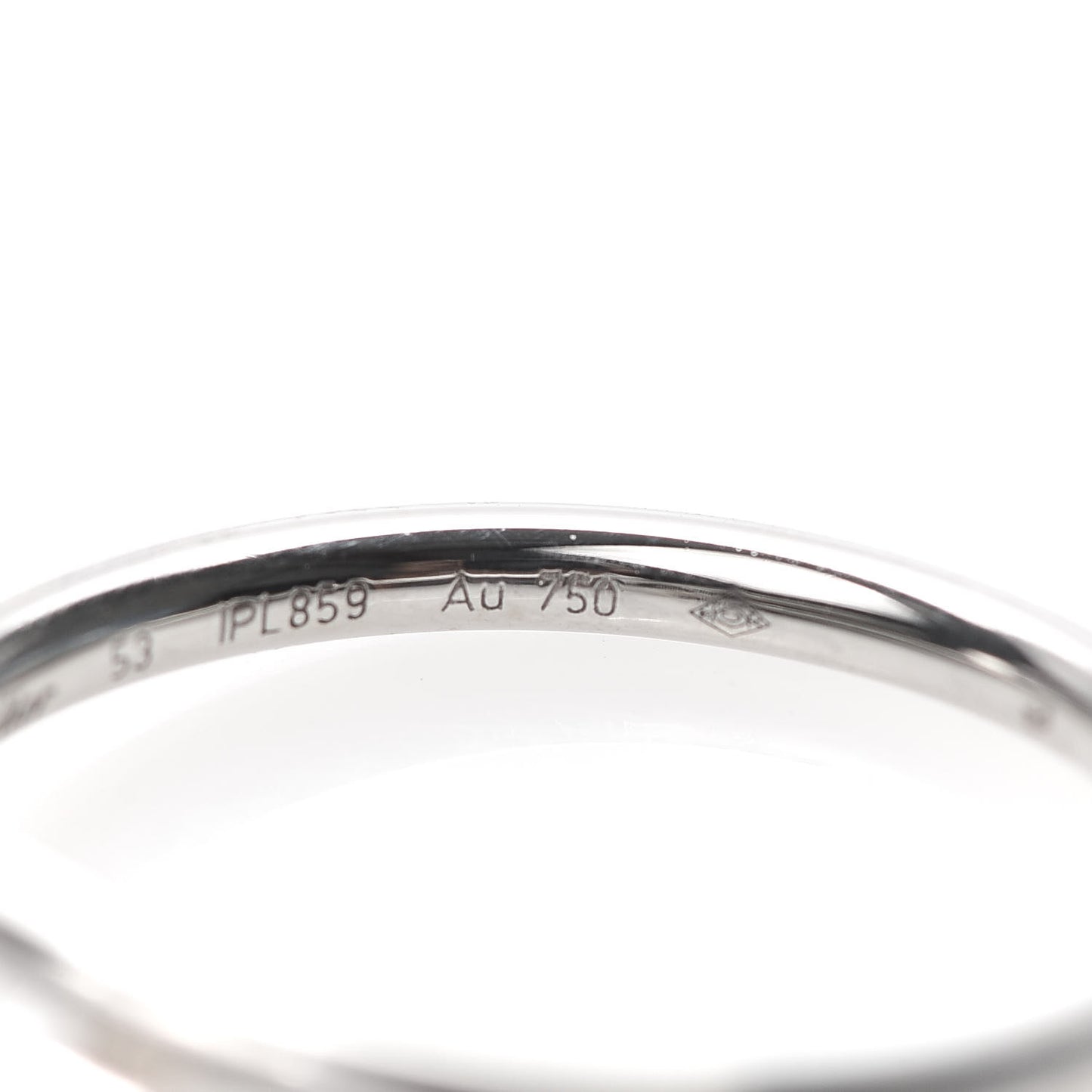 18K White Gold Small Juste Un Clou Ring 53 6.25