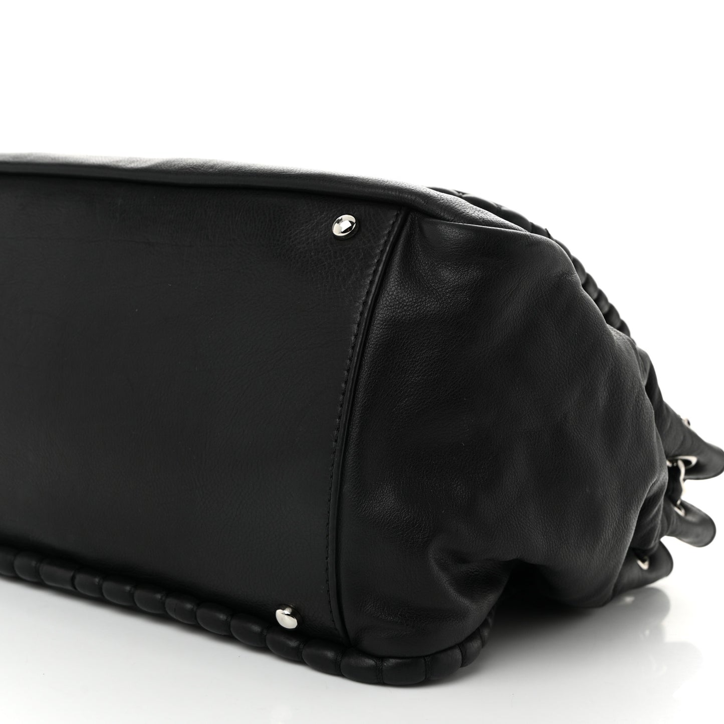 Calfskin Medium On the Bund Flap Black