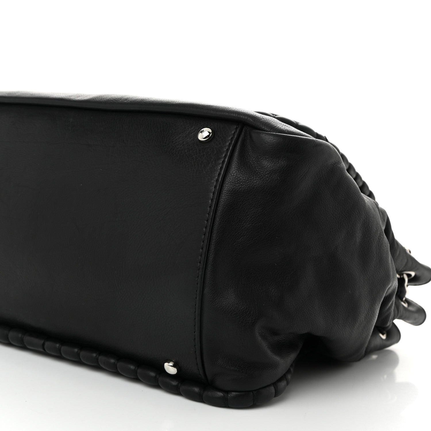 Chanel Calfskin Medium On the Bund Flap Black 10 of 10