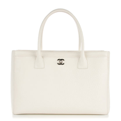 Chanel Deerskin Cerf Executive Shopper Tote White 1 of 7