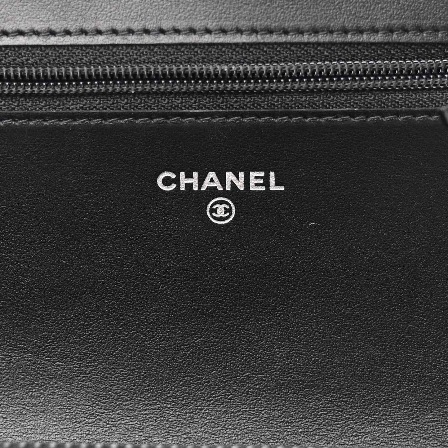 Caviar Quilted Boy Wallet On Chain WOC Black