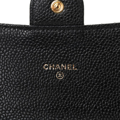 Chanel Caviar Quilted Travel Wallet Black 7 of 9