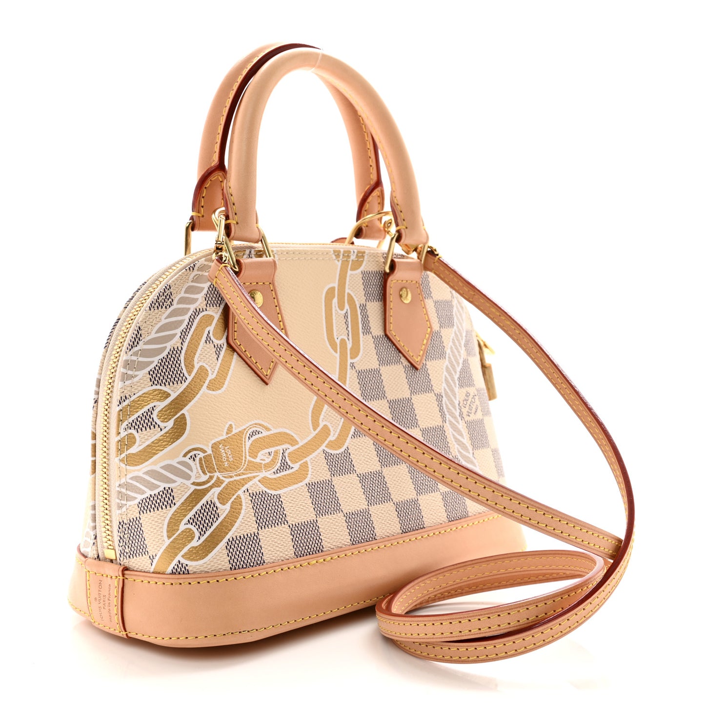 Damier Azur Nautical Alma BB