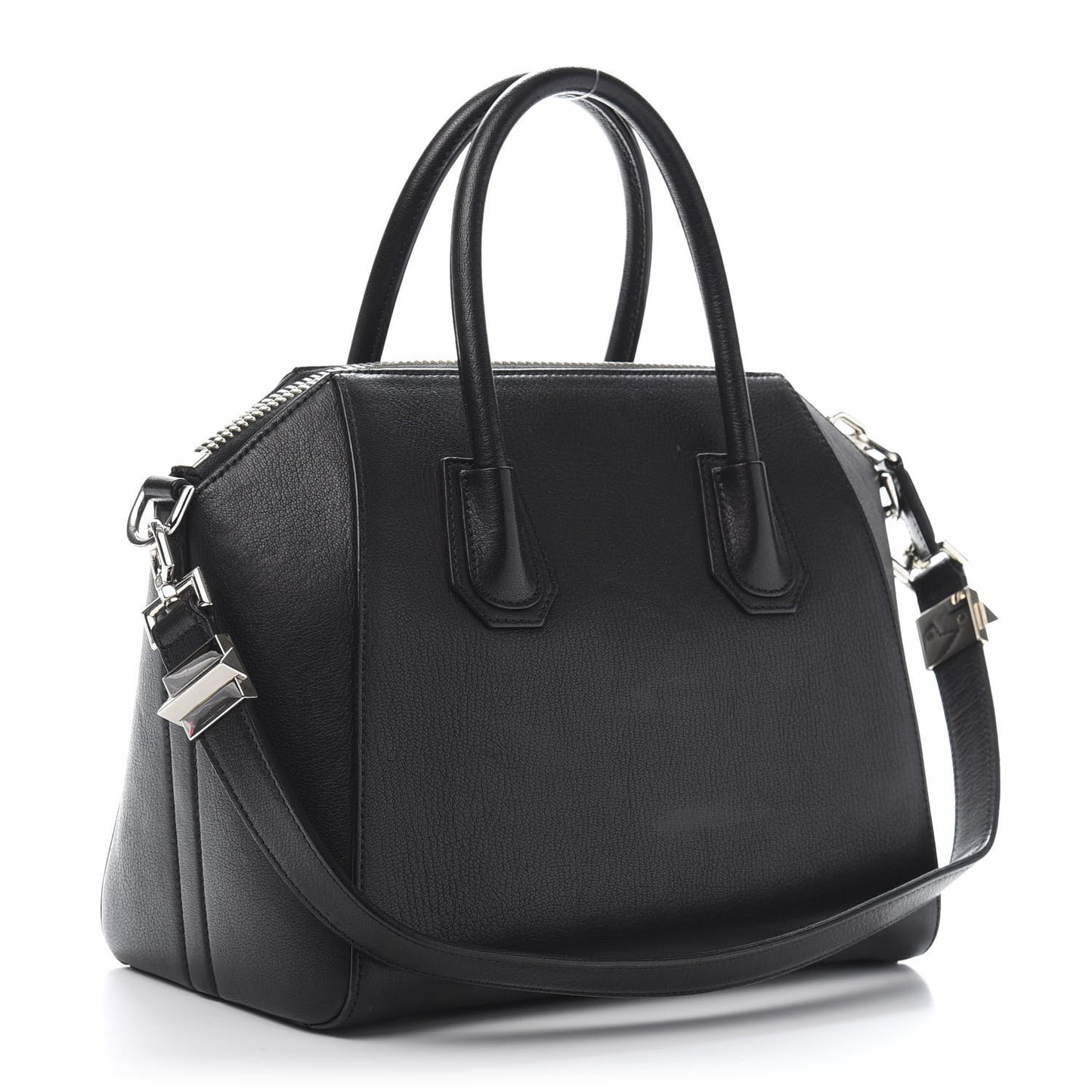 Sugar Goatskin Small Antigona Black