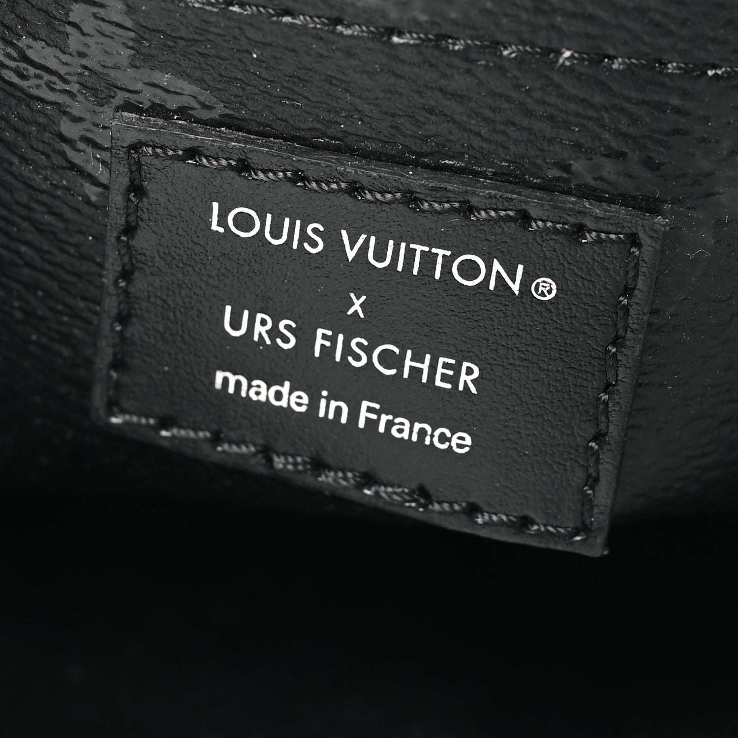 Louis Vuitton X UF Tufted Monogram Pochette Accessories White Black 6 of 12