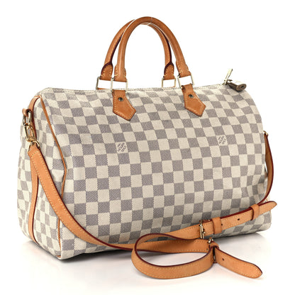 Louis Vuitton Damier Azur Speedy Bandouliere 35 3 of 10