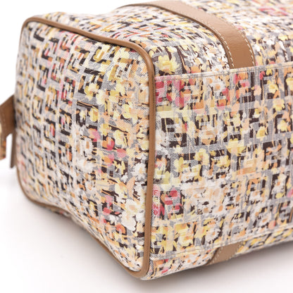 Fendi Zucchino Vitello Floral Forever Boston Pesca Giallo Saddler 8 of 10