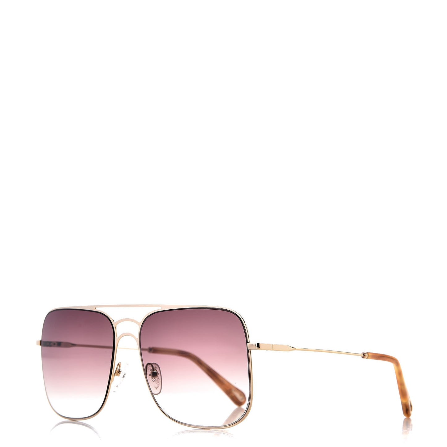 Square Aviator Sunglasses CE 140S Gold
