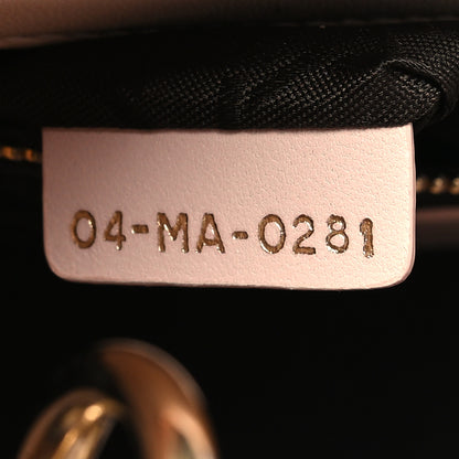 Christian Dior Lambskin Cannage Small My ABCDior Lady Dior Light Pink 7 of 13