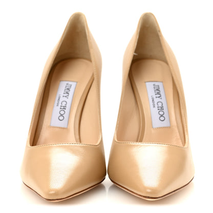 Jimmy Choo Kid Pointy Toe Romy 100 Pumps 36.5 Nude 3 of 8